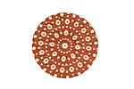 Lillypilly Bronze Crochet Anodized Aluminum Disc 25mm, 24 gauge