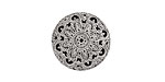 Lillypilly Black Lace Anodized Aluminum Disc 19mm, 22 gauge