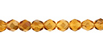 Czech Fire Polished Glass Twilight Topaz Round 6mm