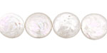 Pearly White Coin 12-14mm