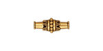 TierraCast Antique Gold (plated) Bali Barrel 17x7mm