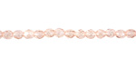Czech Fire Polished Glass Luster Rosaline Round 3mm