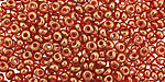 TOHO Gold Lustered African Sunset Magatama 3mm Seed Bead