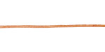 Natural Orange Round Leather Cord 1.5mm