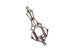 Stampt Antique Pewter (plated) Deco Drop Connector 15x32mm