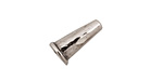 Antique Silver (plated) Small Plain Cone 15x8mm