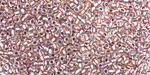 TOHO Crystal (with Rose Gold Lining) Round 11/0 Seed Bead
