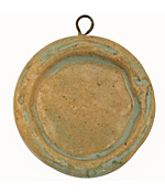 Gaea Ceramic Aqua on Buff Round Bezel 29mm