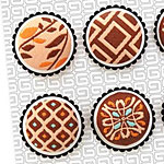 Truffle Stitched Buttons 17mm