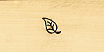 Leaf Metal Stamp 4mm