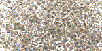 TOHO Transparent Rainbow Black Diamond Cube 1.5mm Seed Bead