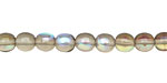 Czech Glass Black Diamond AB Round 6mm