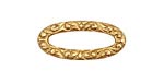 Brass Scrolling Oval Connector 27x12mm