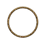 Antique Brass (plated) Embellished Ring 34mm