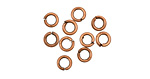 Antique Copper (plated) Round Jump Ring 4mm, 18 gauge
