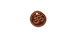 TierraCast Antique Copper (plated) Aum Charm 11mm