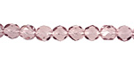 Czech Fire Polished Glass Light Amethyst Round 6mm
