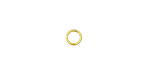 Yellow Anodized Aluminum Jump Ring (Saw Cut) 6mm, 20 gauge (4.1mm inside diameter)