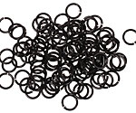 Artistic Wire Black Chain Maille Jump Ring 5.95mm, 18 gauge