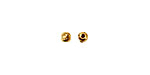 Memory Wire Gold (plated) Scrimp Endcap 3.5mm