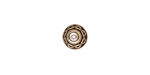 TierraCast Antique Silver (plated) Celtic Bead Cap 5x8mm