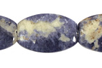 Bolivian Sodalite Flat Ended Oval 30x20mm