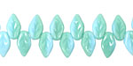 Czech Glass Horizon Leaf Drop 8x12mm