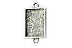 Nunn Design Antique Silver (plated) Mini Rectangle Frame Link 22x12mm