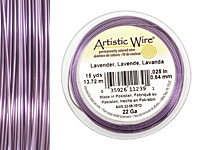 Artistic Wire Lavender 22 gauge, 15 yards