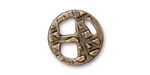 TierraCast Antique Brass (plated) Tribuckle 18mm