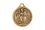 Nunn Design Antique Gold (plated) Reconciler Medallion 18x22mm