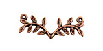 Nunn Design Antique Copper (plated) Fern Connector 33x14mm