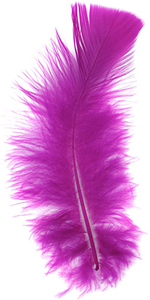 Magenta Turkey Flat Feather 100-152mm