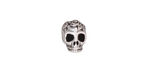 TierraCast Antique Silver (plated) Rose Skull Bead 10x7mm