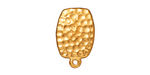 TierraCast Gold (plated) Hammertone Ear Clip 13x20mm