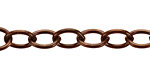 Vintaj Natural Brass Rounded Oval Chain