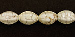 Magnesite 6-Sided Rice 13-15x8mm