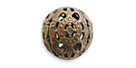 Vintaj Natural Brass Ornate Filigree Bead 20mm