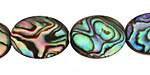 Abalone Flat Oval 20x15mm