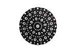 Lillypilly Black Crochet Anodized Aluminum Disc 25mm, 22 gauge