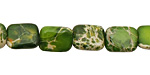 Green Impression Jasper Thin Pillow 10x8mm