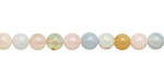 Beryl Morganite Round 6mm