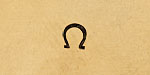 Horseshoe Metal Stamp 5mm