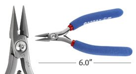 Tronex Chain Nose Short Jaw Pliers (ergonomic handle length)