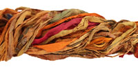 Golden 100% Silk Sari Ribbon