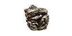 Green Girl Pewter Toady 20x15mm