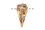 Unicorne Beads Magic Mirror Spike (hollow) 10-12x28-29mm