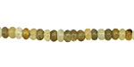 Green Garnet Rondelle 4mm