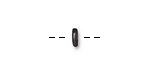 TierraCast Gunmetal Large Hole Nugget Heishi 7mm