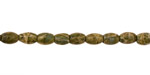 African Green Jasper Rice 6x4mm